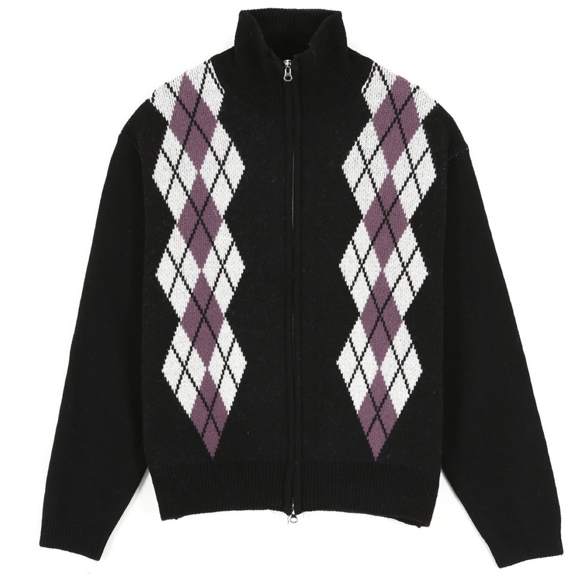 [Wool] Argyle knit sweater (2 color)