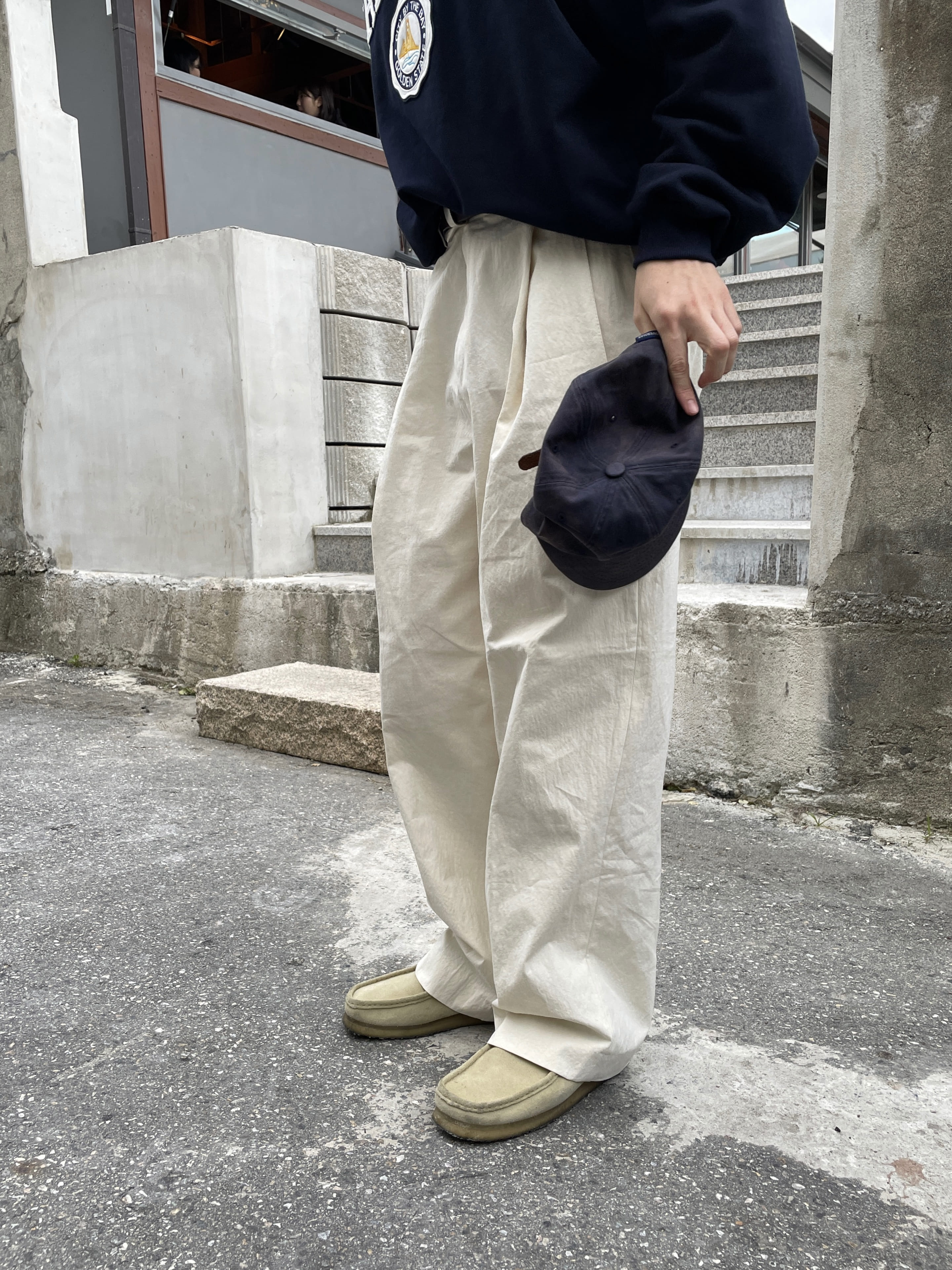 Cot nylon wide pants (5 color)