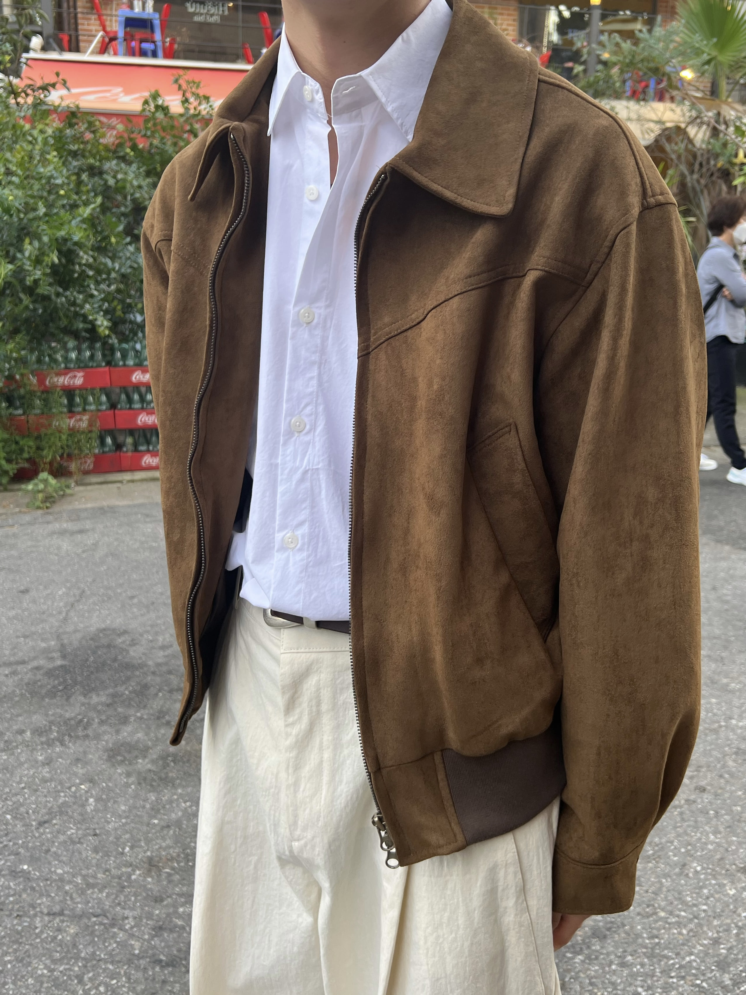 [주문폭주] French suede crop jacket (2 color)