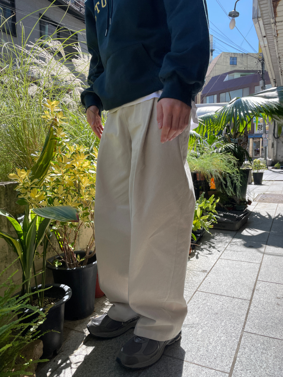 Tide one tuck wide pants (4 color)