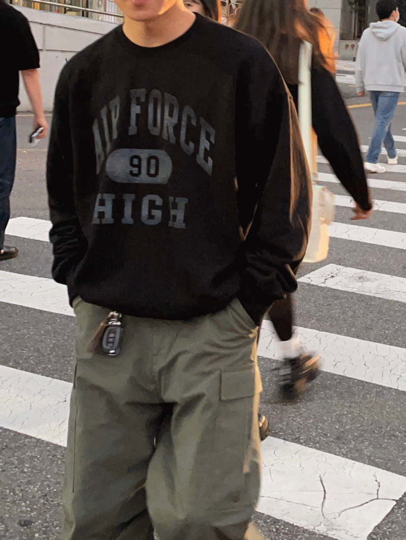 [Best / 주문폭주] Air force 90&#039;s sweatshirts (3 color)