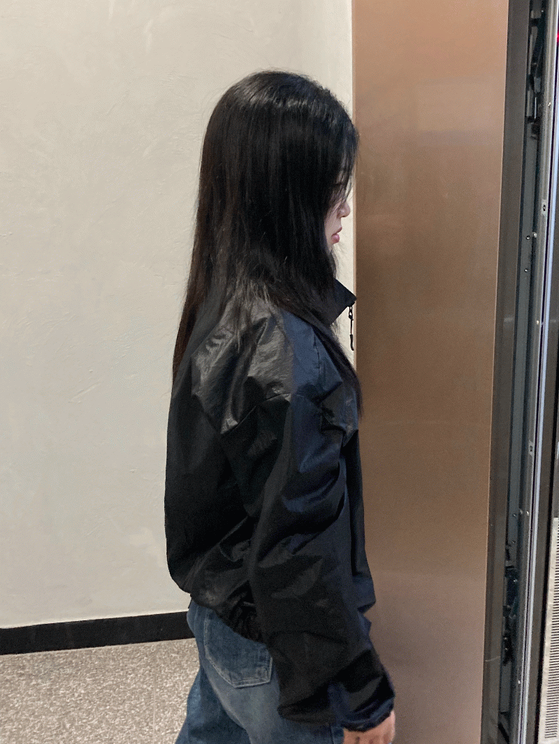 [문의폭주] Dun glossy nylon jacket (2 color)