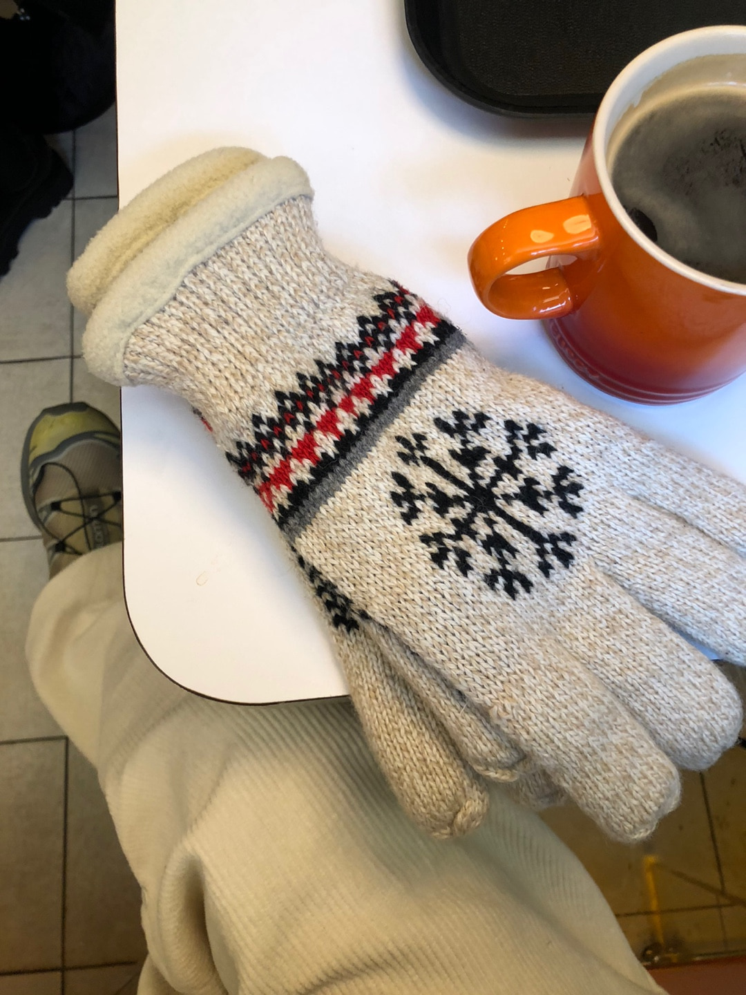 [Wool] Snowy origin gloves