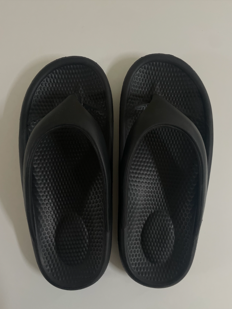 [문의폭주] Palm black flip flops (1 color)