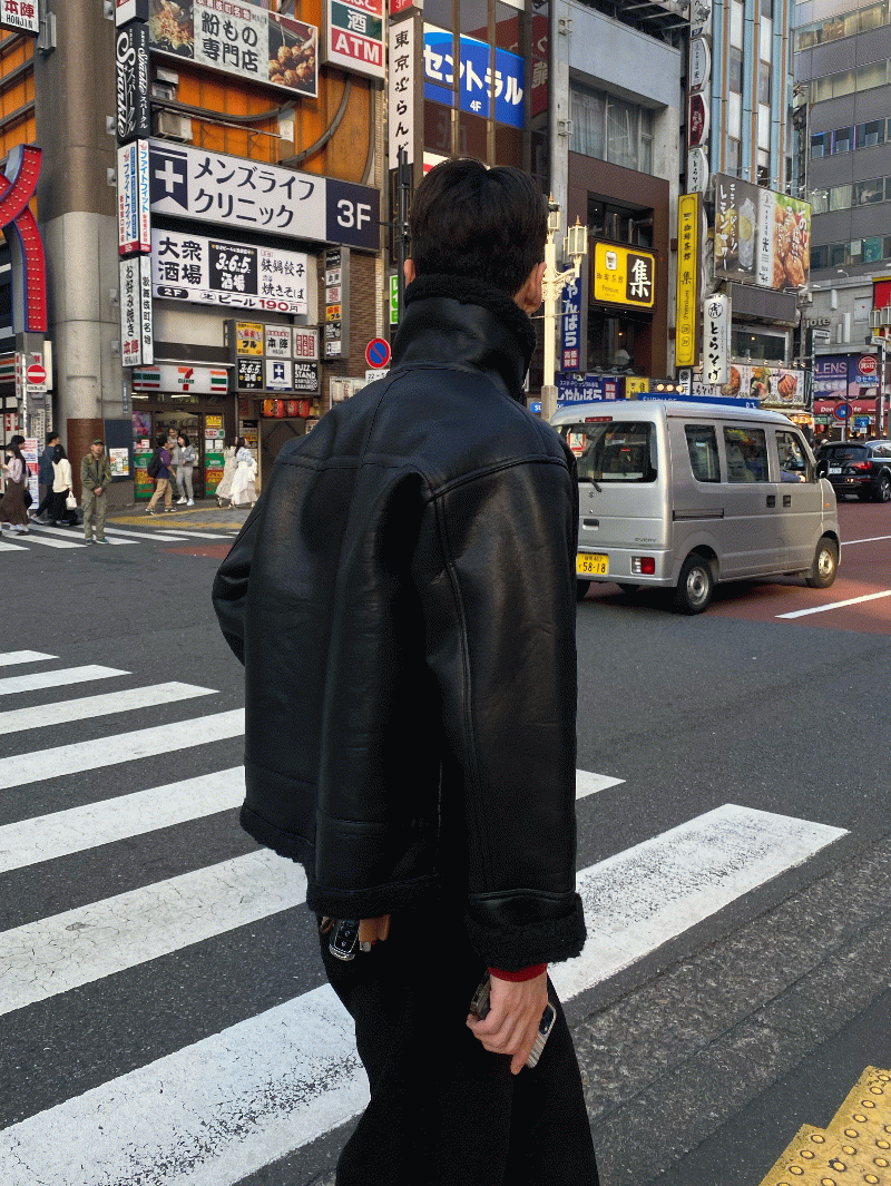 [제임스 소장템] Tokyo plain leather mustang (1 color)